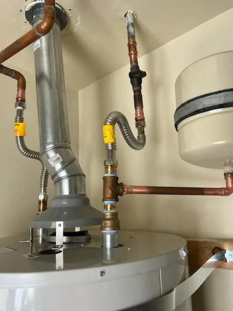 Water heater installation and plumbing repair in Worthington